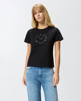 Camiseta logotipo Love Birds decorado - | Pinko