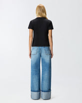 T-Shirt mit verziertem Logo Love Birds - | Pinko