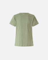 T-shirt avec maxi broderie bijou Love Birds - Vert | Pinko