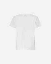 T-shirt con maxi ricamo gioiello Love Birds - Bianco | Pinko