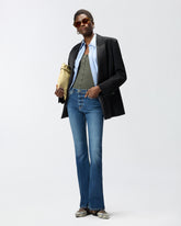 Flared stretch denim jeans - | Pinko