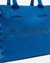 Borsa a mano media Beach Shopper in canvas riciclato - | Pinko