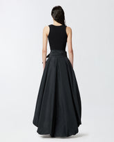 Ribbed vest top with birds logo - | Pinko