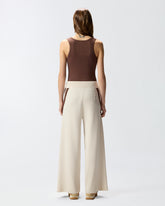 Canotta con applicazione dorata Love Birds - Marrone | Pinko