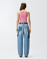 Canotta con applicazione dorata Love Birds - | Pinko