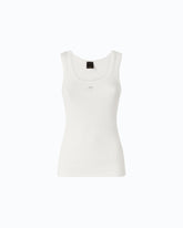 Canotta con applicazione dorata Love Birds - Bianco | Pinko