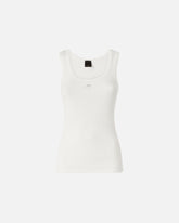 Camiseta sin mangas con aplicación dorada Love Birds - | Pinko