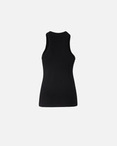 Ribbed top with logo - Black | Pinko
