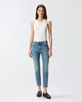Ribbed vest top - | Pinko