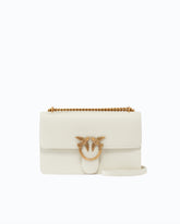 Bolso mediano bandolera Love Bag One Simply - Blanco | Pinko