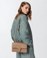 Classic Love Bag One CHEVRON - Beżowy | Pinko