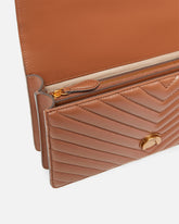Borsa media a tracolla Love Bag One Chevron - Marrone | Pinko