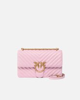 Medium shoulder bag Love Bag One Chevron - Light Pink | Pinko