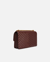 Classic Love Bag One CHEVRON - Burgund | Pinko