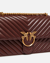 Classic Love Bag One CHEVRON - Burgund | Pinko