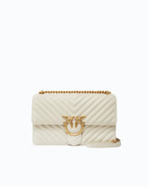 Medium shoulder bag Love Bag One Chevron - White | Pinko