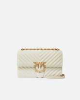 Sac bandoulière moyen Love Bag One Chevron - Blanc | Pinko