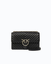Borsa media a tracolla Love Bag One Chevron - Nero | Pinko