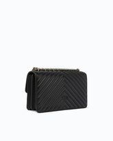 Borsa media a tracolla Love Bag One Chevron - Nero | Pinko