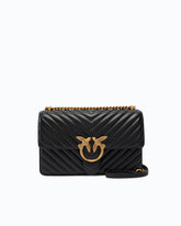 Sac bandoulière moyen Love Bag One Chevron - Noir | Pinko