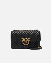 Μεσαία τσάντα ώμου Love Bag One Chevron - Μαύρο | Pinko