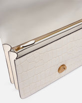 Love Bag One medium crossbody bag in crocodile-print leather - | Pinko