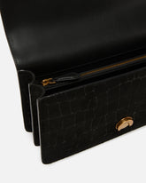 Love Bag One medium crossbody bag in crocodile-print leather - | Pinko