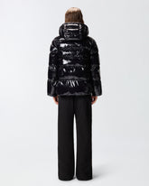 Piumino in crystal nylon con cappuccio - | Pinko