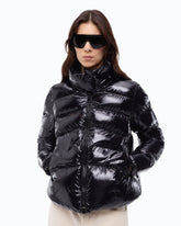 Caban-Steppjacke aus Crystal-Nylon - Schwarz | Pinko