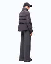 Pea coat in water-repellent technical canvas - | Pinko