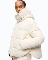 Technical canvas jacket with hood - | Pinko