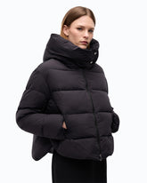 Technical canvas jacket with hood - Black | Pinko
