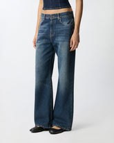 Jeans wide leg in denim soft - | Pinko