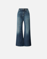 Jeans wide leg in denim soft - | Pinko