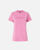 T-Shirt Logostickerei PINKO - | Pinko