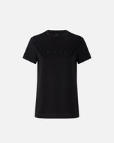 T-shirt with PINKO logo embroidery - | Pinko