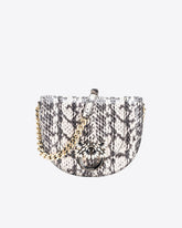 Mini Love Bag Click Round en cuir embossé reptile PINKO Galleria - | Pinko