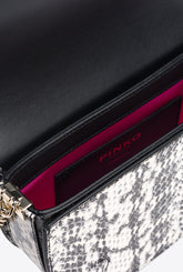 Mini Love Bag Click Round en cuir embossé reptile PINKO Galleria - | Pinko