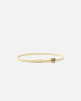 Cintura sottile fibbia Love Birds 1cm - Giallo | Pinko