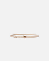 Thin belt with Love Birds buckle, 1cm - | Pinko