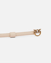 Thin belt with Love Birds buckle, 1cm - | Pinko
