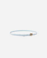 Cintura sottile fibbia Love Birds 1cm - Azzurro | Pinko