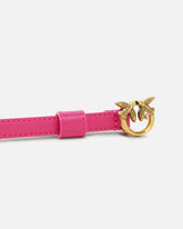 Cintura sottile fibbia Love Birds 1cm - Pink Pinko | Pinko