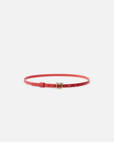 Thin belt with Love Birds buckle, 1cm - | Pinko
