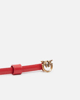 Cinturón fino hebilla Love Birds 1 cm - | Pinko