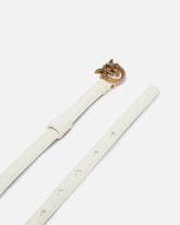 Thin belt with Love Birds buckle, 1cm - | Pinko