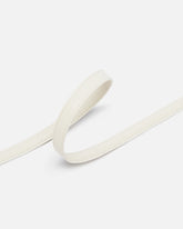 Fine ceinture avec boucle Love Birds 1 cm - Blanc | Pinko