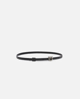 Thin belt with Love Birds buckle, 1cm - | Pinko
