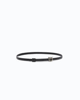 Cintura sottile fibbia Love Birds 1cm - Nero | Pinko