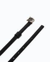 Cintura sottile fibbia Love Birds 1cm - Nero | Pinko